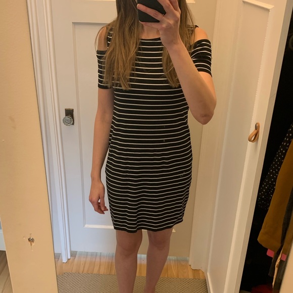 Striped White House Black Market Dress - Picture 3 of 5